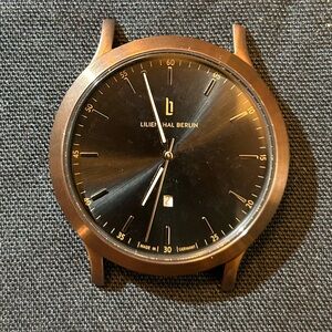 Lilienthal Berlin Huxley Bronze Black German Men’s watch (Needs Battery)